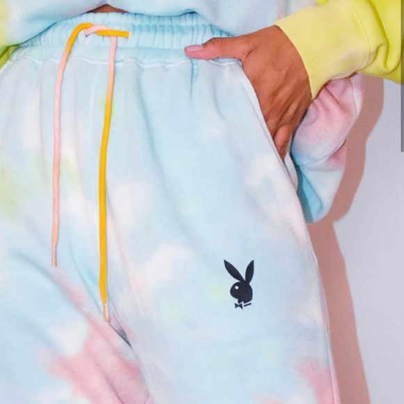 Misguided X Playboy Sweatpants - Picture 2 of 8